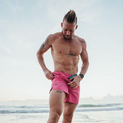 DUDE, SWEET - Pink Boardshorts